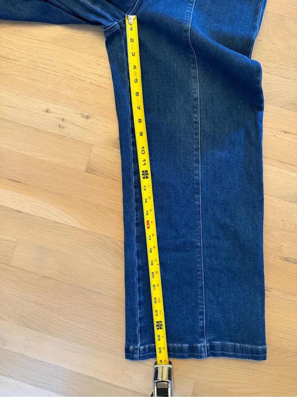 PAIGE Anessa Jumpsuit in Deep Indigo w Wide-Leg (Sz 8) - Picture 8 of 9